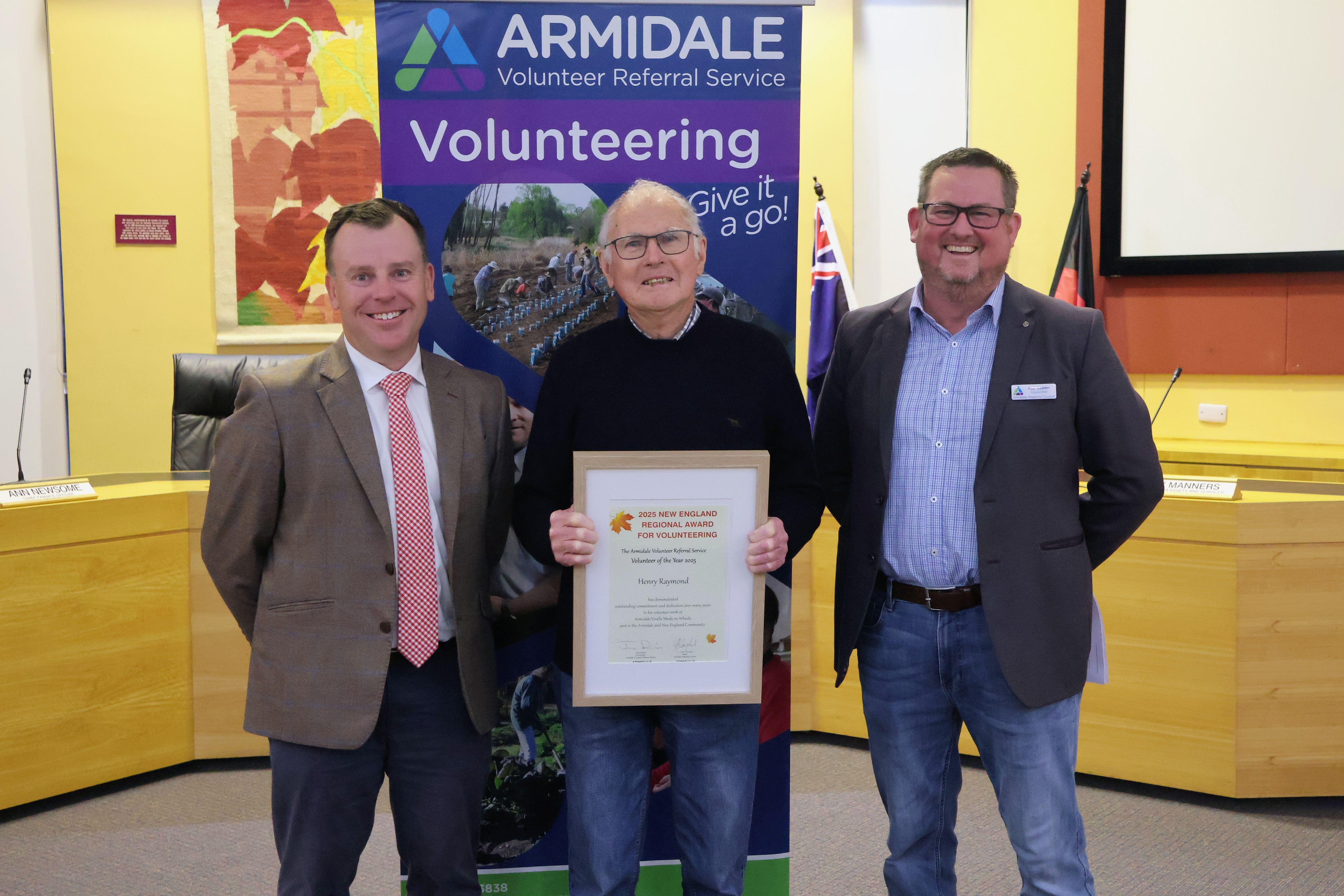 Henry Raymond, Volunteer of the Year 2025.JPG